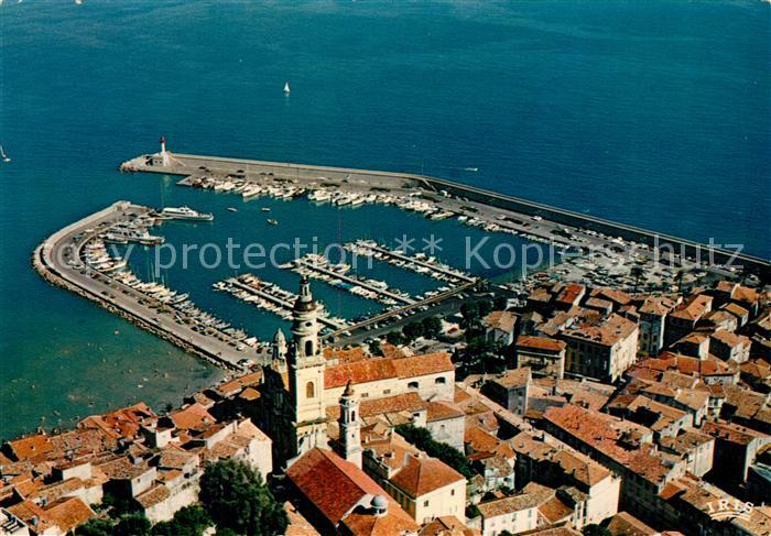 Menton Alpes Maritimes Vieille ville Eglise Saint Michael Port Collection Reflet