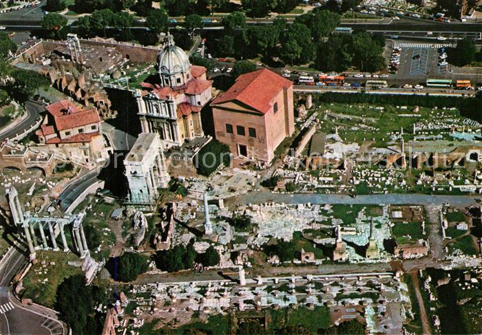 Roma Rom Veduta aerea del Foro Romano Roemischer Gerichtshof