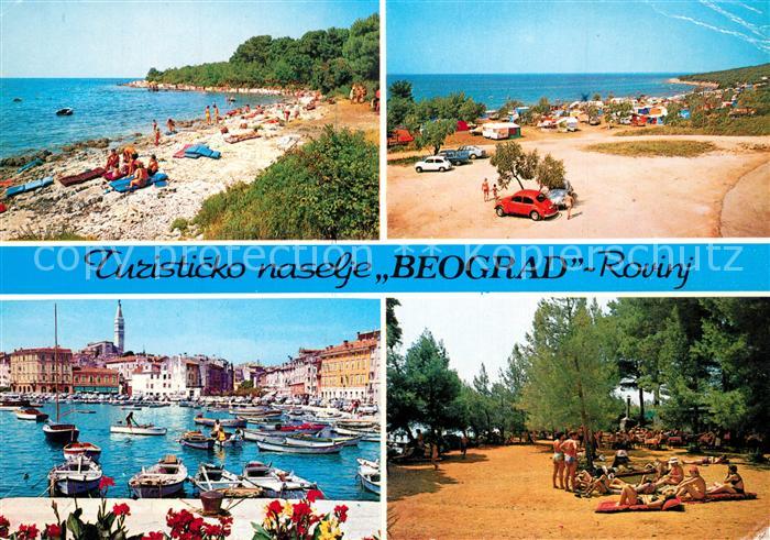 Rovinj Istrien Turisticko naselje Beograd Strand Campingplatz Hafen