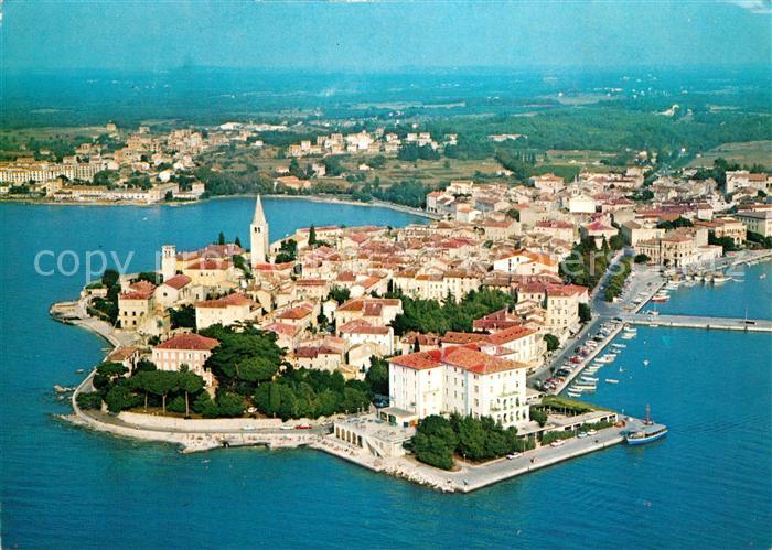 Porec Panorama Halbinsel Fliegeraufnahme