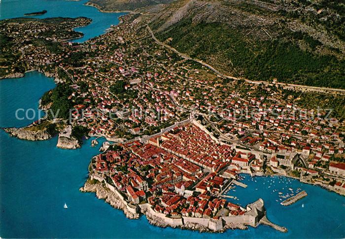 Dubrovnik Ragusa Fliegeraufnahme