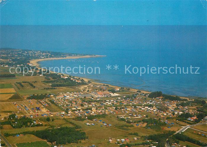 Saint-Denis-d Oleron Bord de mer Location de Mobil Home et Caravanes vue aérienn