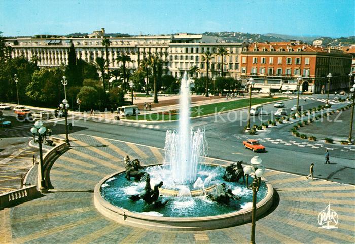 Nice Alpes Maritimes Fontaine Place Massena