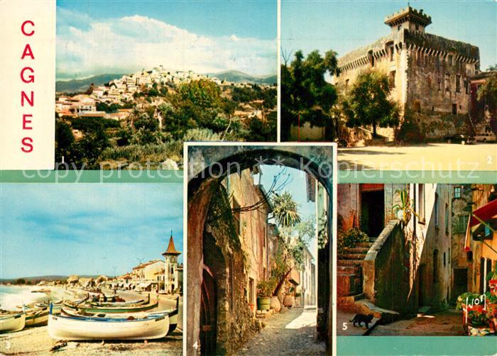 Cagnes-sur-Mer Vue Generale Chateau Port des Pêcheurs