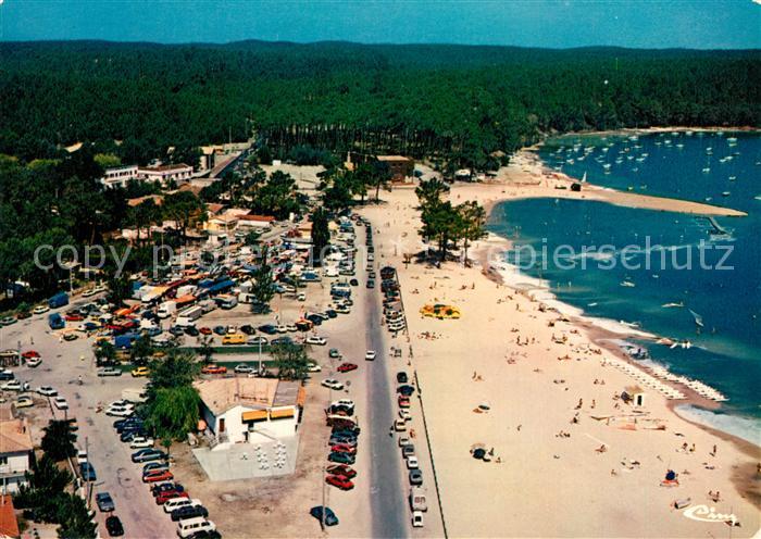 Carcans Maubuisson Vue aérienne de la plage