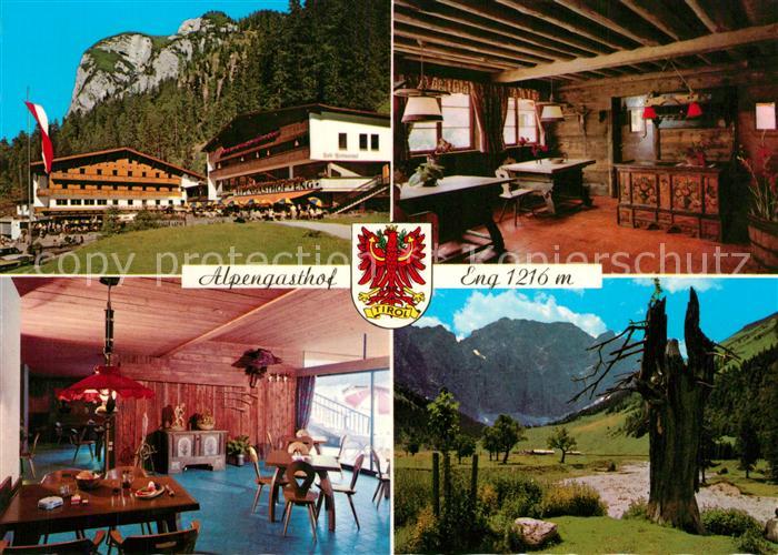 Hinterriss Tirol Alpengasthof Eng Landschaftspanorama Grosser Ahornbogen