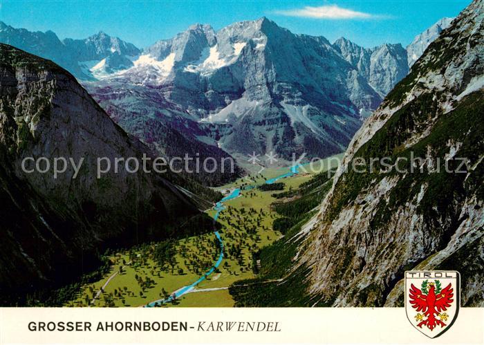 Grosser Ahornboden Panorama Karwendelgebirge Fliegeraufnahme