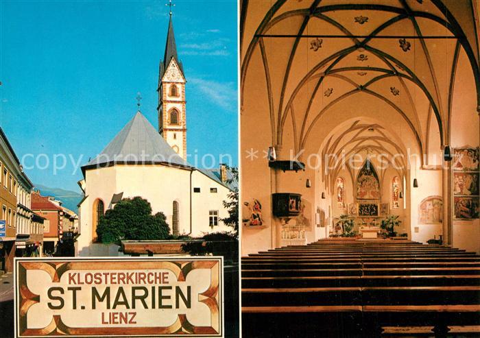 Lienz Tirol Klosterkirche St Marien 14. Jhdt. Innenansicht
