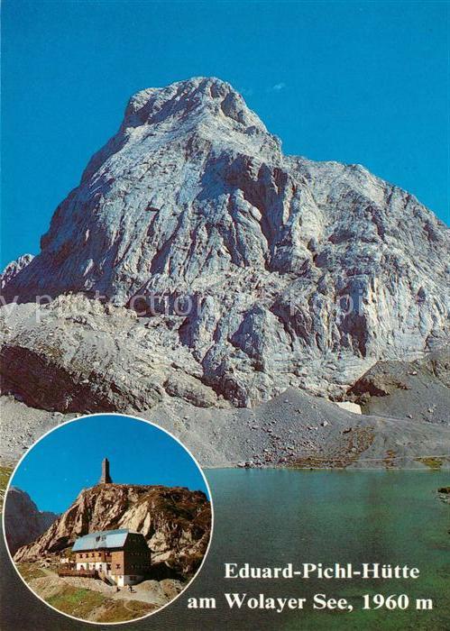 Wolayersee Eduard Pichl Huette mit Seewarte