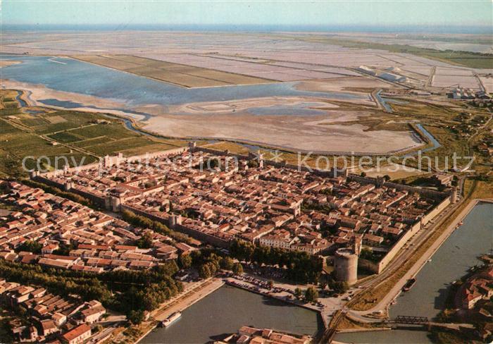 Aigues-Mortes Gard Vue aérienne