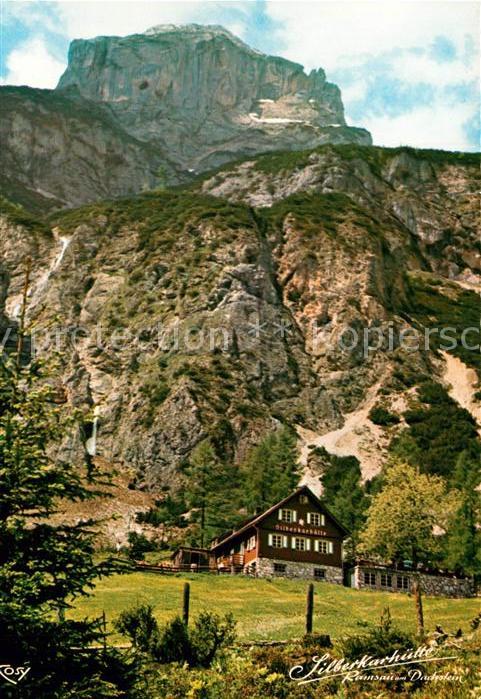 Ramsau Dachstein Steiermark Silberkarhuette mit Wasserspitze Silberkarklamm