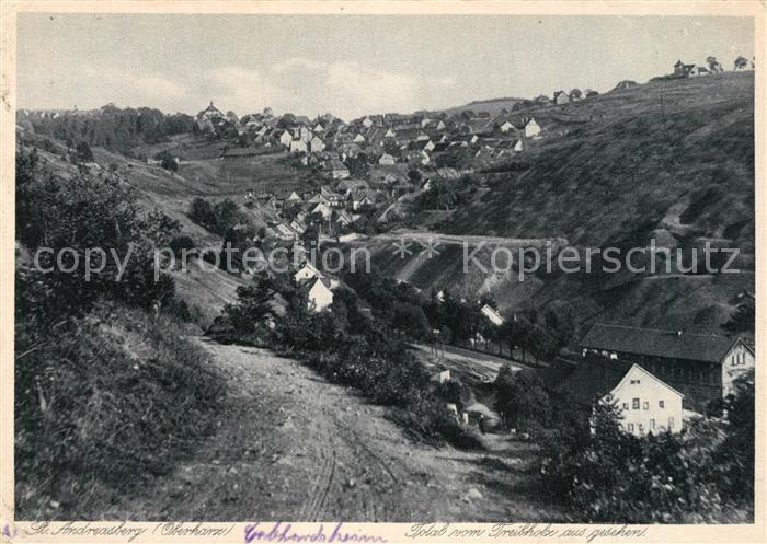 St Andreasberg Harz Total vom Treibholz aus gesehen