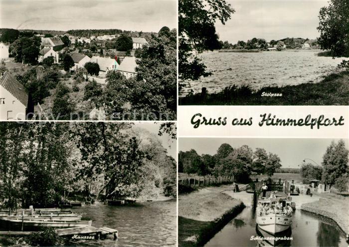 Himmelpfort Panorama Stolpsee Haussee Schleuse
