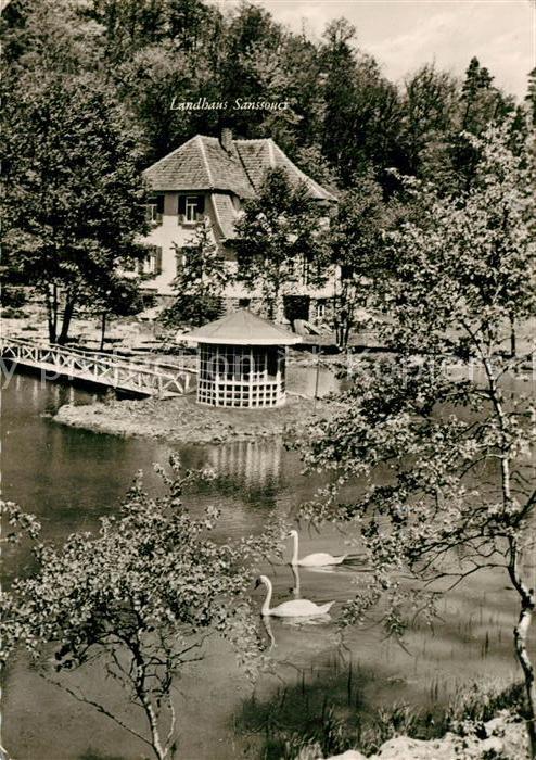 Schoenau Brend Landhaus Sanssouci Restaurant im Krumbachtal Schwanenteich
