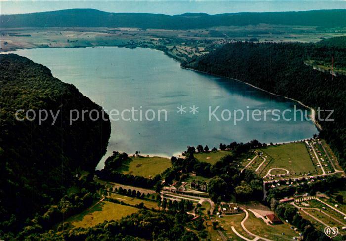 Chalain Franche Comte Vue aérienne sur le Lac dans le loin Vi