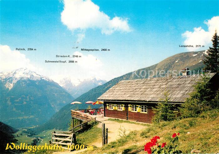 Mallnitz Kaernten Wolliggerhuette Polinik Mittagsspitze