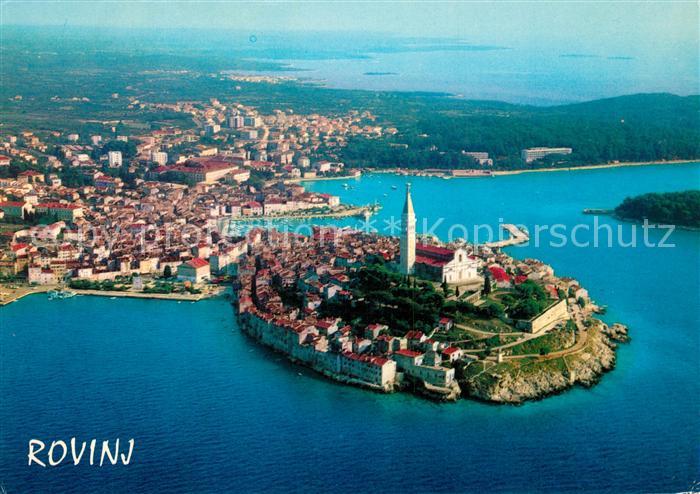Rovinj Rovigno Istrien Fliegeraufnahme