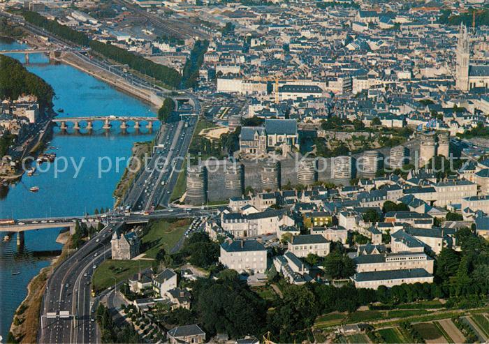 Angers Fliegeraufnahme Chateau