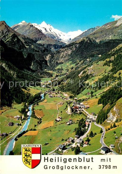 Heiligenblut Kaernten Grossgockner Fliegeraufnahme