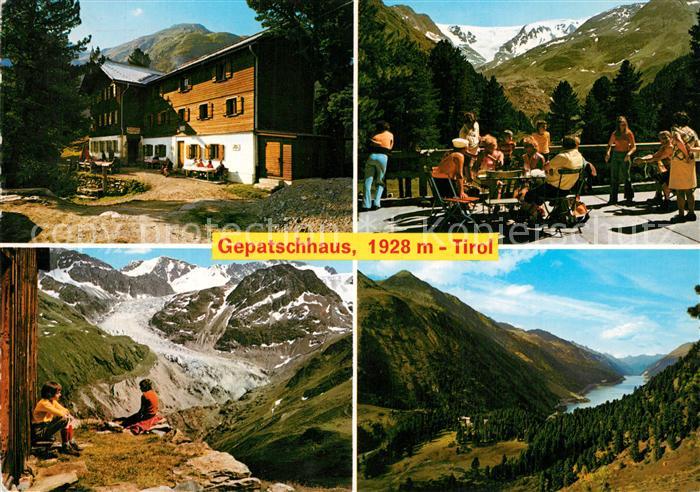 Gepatschhaus Kaunertalstausee Fluchtkogel Ehrichspitze