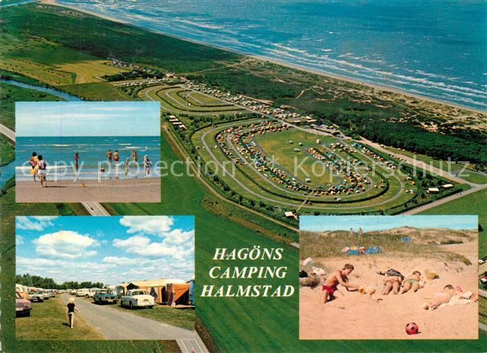 Halmstad Hagoens Camping Fliegeraufnahme
