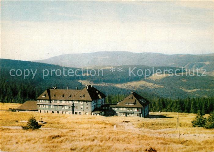 Karkonosze Schronisko PTTK na Hali Szrenickiej Berghotel Landschaftspanorama Rie