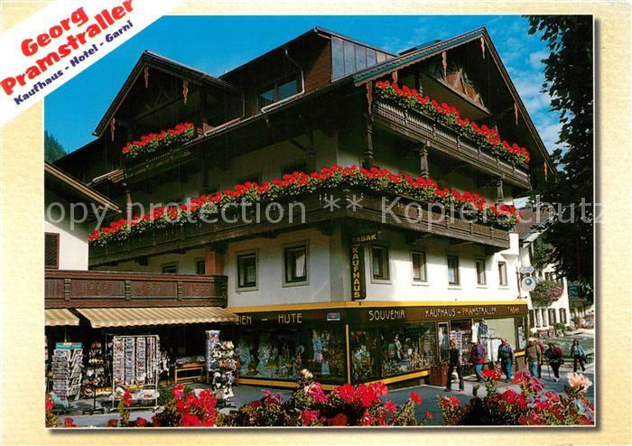 Mayrhofen Zillertal Kaufhaus Hotel Pramstraller Blumenschmuck