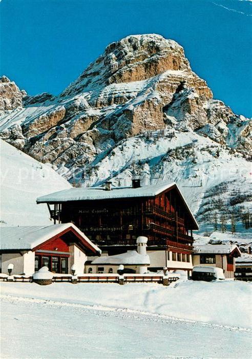 Colfosco Hotel Cappella verso Sass Songher Val Badia Dolomiti Hochabteital Dolom