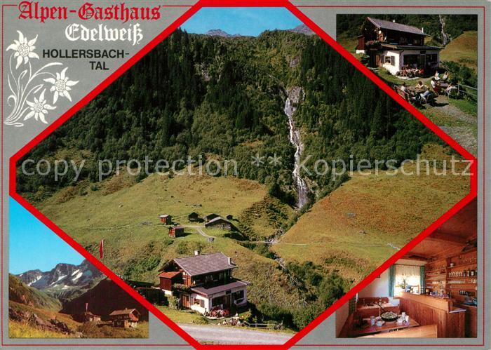 Hollersbach Pinzgau Alpengasthaus Edelweiss Hollersbachtal Wasserfall Nationalpa