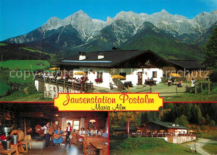 Maria Alm Steinernen Meer Jausenstation Postalm am Steinernen Meer