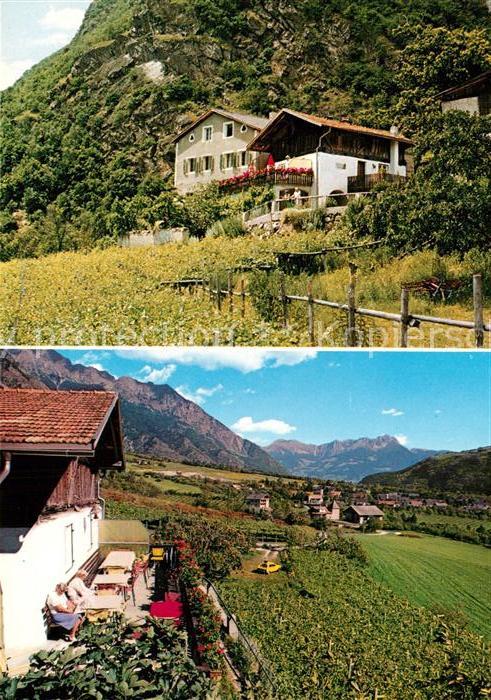 Rabland Buschenschank Happichl Landschaftspanorama Alpen