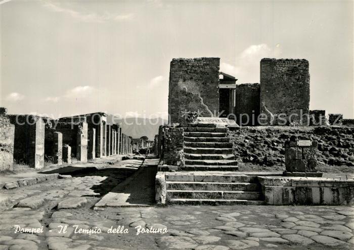 Pompei Il Tempio della Fortuna Antike Staette Ruinen
