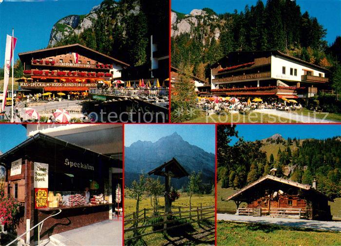 Hinterriss Tirol Alpengasthof und Alpencafe Eng Grosser Ahornboden Alpen