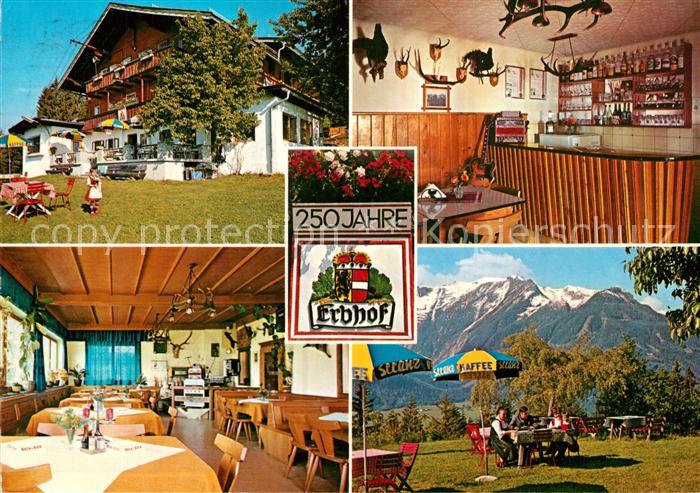 Neukirchen Grossvenediger Gasthof Erbhof Koechl Gaststube Garten Alpenblick