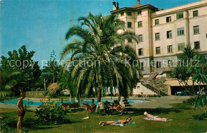 Puerto de la Cruz Hotel Taoro Piscina Swimming Pool Palmen