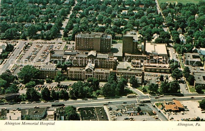 Abington Pennsylvania Memorial Hospital aerial view