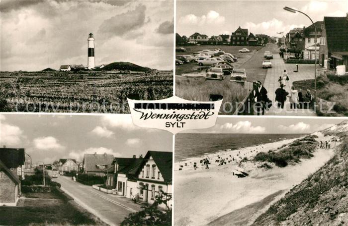 Wenningstedt Sylt Leuchtturm Ortsmotiv Duenen Strand