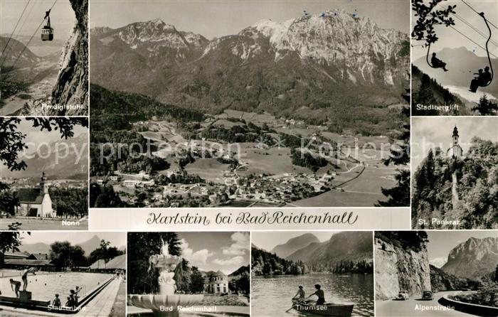 Bad Reichenhall Predigtstuhl Bergbahn Sessellift Alpenstrasse St. Pankraz Kapell