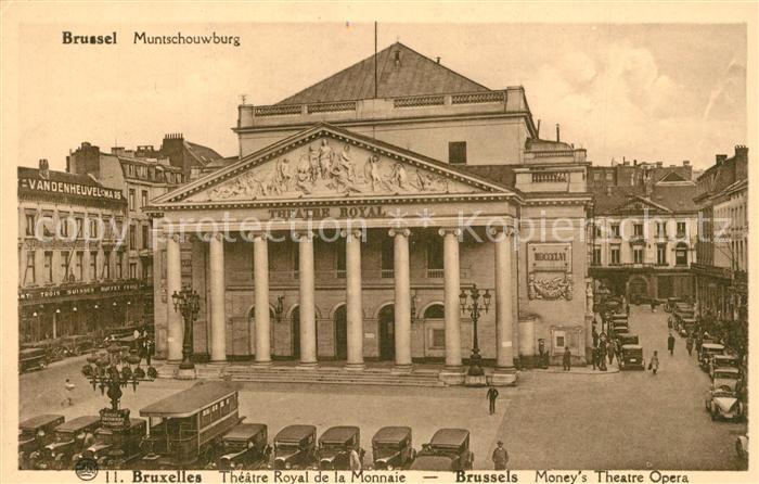 Bruxelles Bruessel Muntschouwburg Théâtre Royal de la Monnaie