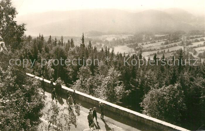 Szklarska Poreba Widok z Zakretu Smierci Landschaftspanorama