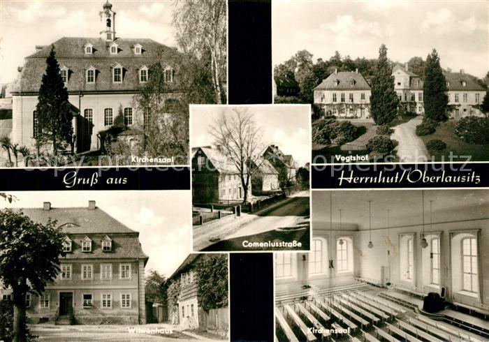 Herrnhut Kirchensaal Comeniusstrasse Vogtshof Witwenhaus