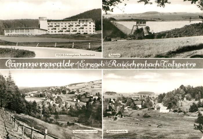 Caemmerswalde FDGB Erholungsheim Rauschenbach Talsperre OT Neuwernsdorf Panorama
