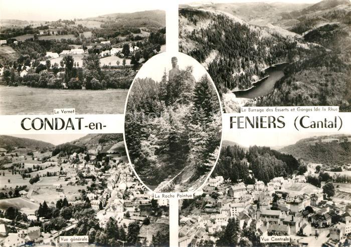 Condat en Feniers Panorama Le Vernet Barrage des Essarts et Gorges Ide la Rhue L