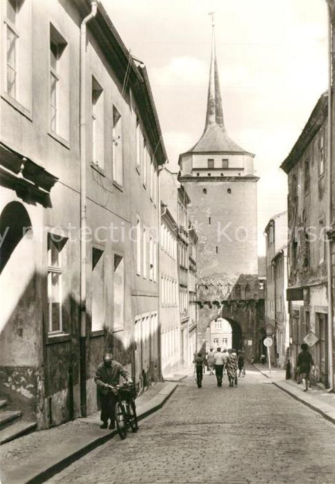 Bautzen Schuelerstrasse mit Schuelerturm