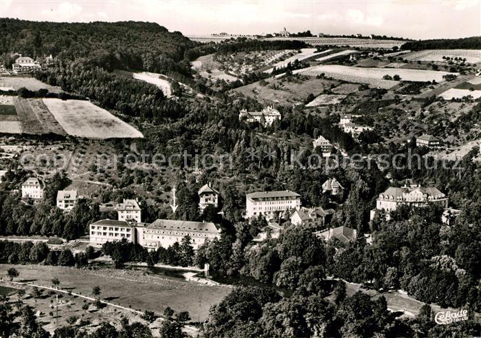 Bad Mergentheim Sanatorium am Frauenberg Fliegeraufnahme