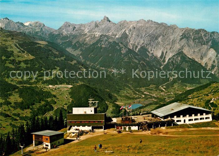 Schruns Vorarlberg Bergstation Kapellalpe Restaurant mit Sonnenterrasse Alpenpar