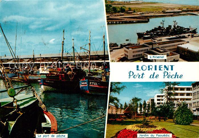 Lorient Morbihan Bretagne Port de Pêche Jardin du Faouedic Arsena