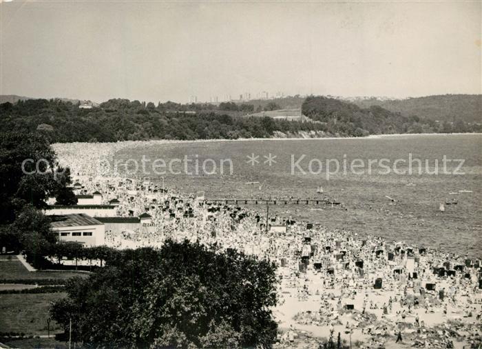 Zoppot Sopot Plaza Panorama Strand Kueste
