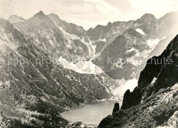 Tatry Vysoke Gebirge Kotlina Morskiego Oka Gebirgspanorama Bergsee Tatra