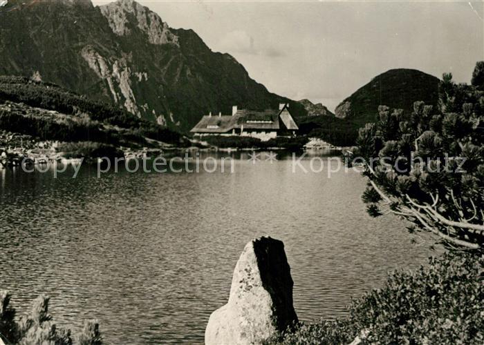 Tatry Vysoke Gebirge Nowe Schronikso w Dolinie Pieciu Stawow Berghaus Bergsee Ta